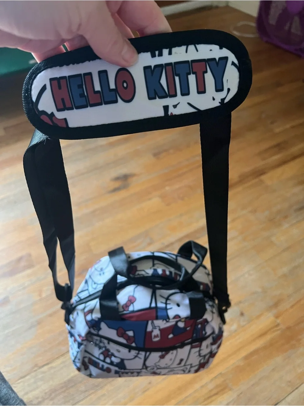 Hello Kitty Comic Panel Insulated Meal Bag/Crossbody BRAND NEW